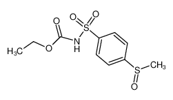 ((p-(methylsulfinyl)phenyl)sulfonyl)-carbamic acid, ethylester_19509-40-1
