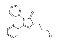 2-(3-Chloro-propyl)-4-phenyl-5-pyridin-2-yl-2,4-dihydro-[1,2,4]triazol-3-one_195139-64-1