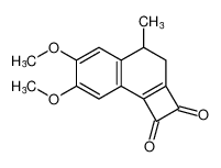 Cyclobuta[a]naphthalene-1,2-dione,3,4-dihydro-6,7-dimethoxy-4-methyl-_195192-93-9