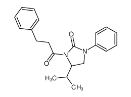 (RS)-4-isopropyl-1-phenyl-3-(3-phenylpropionyl)imdazolidin-2-one_195198-35-7