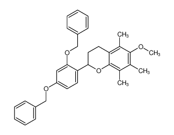 2-(2,4-bis(benzyloxy)phenyl)-6-methoxy-5,7,8-trimethylchromane_195201-84-4