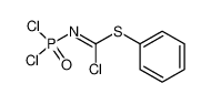 phenyl (dichlorophosphoryl)carbonochloridoimidothioate_19523-17-2