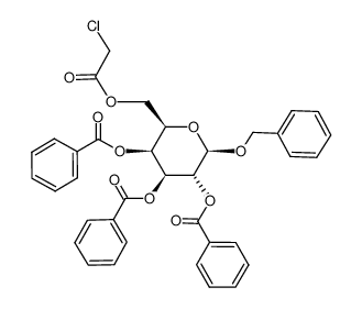 benzyl 2,3,4-tri-O-benzoyl-6-O-chloroacetyl-β-D-galactopyranoside_195316-79-1