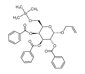 allyl 2,3,4-tri-O-benzoyl-6-O-trimethylsilyl-α-D-galactopyranoside_195316-91-7