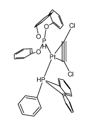 (π-dichloroethyne)(triphenylphosphine)(triphenyl phosphite)platinum_195319-99-4