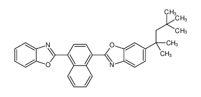 Benzoxazole,2-[4-(2-benzoxazolyl)-1-naphthalenyl]-6-(1,1,3,3-tetramethylbutyl)-_195320-46-8