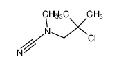 N-(2-Chlor-2-methyl-propyl)-N-methyl-cyanamid_19541-51-6