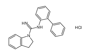 N-([1,1'-biphenyl]-2-yl)indoline-1-carboximidamide hydrochloride_195437-06-0