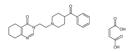 3-(2-(4-benzoylpiperidin-1-yl)ethyl)-5,6,7,8-tetrahydroquinazolin-4(3H)-one maleate_195507-53-0