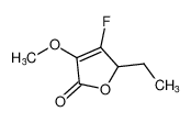 5-ethyl-4-fluoro-3-methoxyfuran-2(5H)-one_195518-89-9