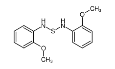 N-(2-methoxyphenyl)-S-((2-methoxyphenyl)amino)thiohydroxylamine_19552-04-6