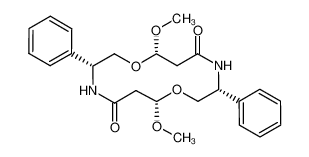 (3R,7S,10R,14S)-7,14-Dimethoxy-3,10-diphenyl-1,8-dioxa-4,11-diaza-cyclotetradecane-5,12-dione_195524-06-2