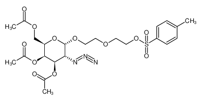 3-oxa-5-O-tosyl-pentyl-3,4,6-tri-O-acetyl-2-azido-2-deoxy-α-D-galactopyranoside_195531-46-5