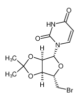 5'-bromo-5'-deoxy-2',3'-O-isopropylideneuridine_19556-52-6