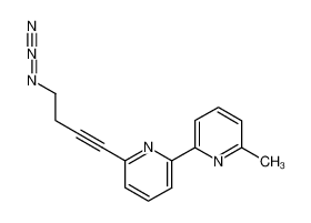 6-(4-Azido-but-1-ynyl)-6'-methyl-[2,2']bipyridinyl_195603-41-9