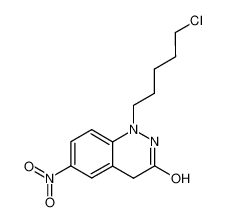 1-(5-Chloropentyl)-6-nitro-1,4-dihydrocinnolin-3-ol_195609-63-3