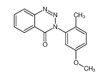 3-(5-methoxy-2-methyl-phenyl)-3H-benzo[d][1,2,3]triazin-4-one_19562-49-3