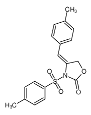 (E)-4-(4-methylbenzylidene)-3-tosyloxazolidin-2-one_195621-89-7
