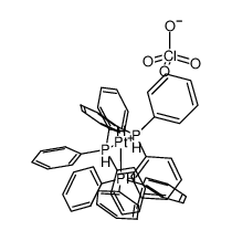 tris(triphenyl-l5-phosphaneyl)platinum(V) hydride perchlorate_19568-66-2