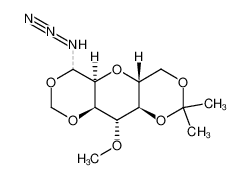 (4aR,8aR,9R,9aR,10aS)-5-Azido-9-methoxy-2,2-dimethyl-hexahydro-1,3,6,8,10-pentaoxa-anthracene_195703-44-7