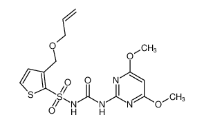 3-((allyloxy)methyl)-N-((4,6-dimethoxypyrimidin-2-yl)carbamoyl)thiophene-2-sulfonamide_195713-04-3