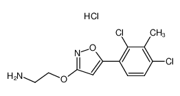 3-(2-Aminoethoxy)-5-(2,4-dichloro-3-methylphenyl)isoxazole hydrochloride_195714-20-6