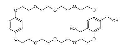 (37-Hydroxymethyl-2,5,8,11,14,19,22,25,28,31-decaoxa-tricyclo[30.2.2.215,18]octatriaconta-1(35),15(38),16,18(37),32(36),33-hexaen-16-yl)-methanol_195717-36-3