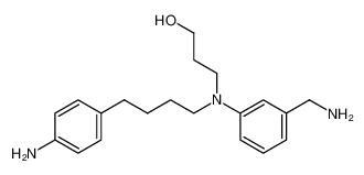 3-[[3-(aminomethyl)phenyl][4-(4-aminophenyl)butyl]amino]-1-propanol_195717-71-6