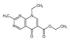 8-ethyl-2-methyl-5-oxo-5,8-dihydro-pyrido[2,3-d]pyrimidine-6-carboxylic acid ethyl ester_19572-09-9