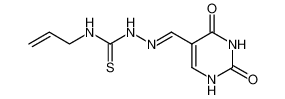 2,4-dioxo-1,2,3,4-tetrahydro-pyrimidine-5-carbaldehyde 4-allyl-thiosemicarbazone_19573-39-8