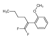 o-(1-butyl-2,2-difluorovinyl)anisole_195734-32-8