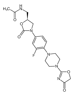 (S)--N--[[3-[3-Fluoro-4-[4-(4-oxo-2-oxazolinyl)-1-piperazinyl]phenyl]-2-oxo-5-oxazolidinyl]methyl]acetamide_195736-93-7