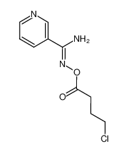 N'-((4-chlorobutanoyl)oxy)nicotinimidamide_19580-43-9