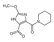 (2-Methoxy-5-nitro-1H-imidazol-4-yl)-piperidin-1-yl-methanone_195817-97-1