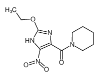(2-Ethoxy-5-nitro-1H-imidazol-4-yl)-piperidin-1-yl-methanone_195818-00-9