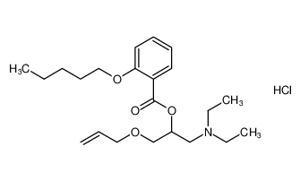 1-(allyloxy)-3-(diethylamino)propan-2-yl 2-(pentyloxy)benzoate hydrochloride_195821-47-7