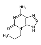 6-amino-3-propyl-7H-purin-2-one_195870-41-8