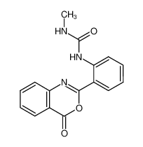 1-methyl-3-[2-(4-oxo-4H-benzo[d][1,3]oxazin-2-yl)-phenyl]-urea_19589-40-3