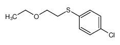 p-Chlorphenyl-2-ethoxyethylsulfid_19594-08-2