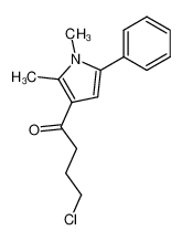 1,2-Dimethyl-5-phenylpyrrol-3-yl-3-chlorpropylketon_19597-30-9