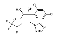(+) (2S,3R)-2-(2,4-dichlorophenyl)-4-(1,1,2,2-tetrafluoroethoxy)-3-methyl-1-(1H-1,2,4-triazol-1-yl)-2-butanol_195975-86-1