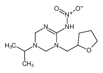 N-(5-isopropyl-1-((tetrahydrofuran-2-yl)methyl)-1,4,5,6-tetrahydro-1,3,5-triazin-2-yl)nitramide_195986-38-0