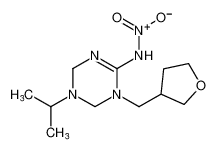N-(5-isopropyl-1-((tetrahydrofuran-3-yl)methyl)-1,4,5,6-tetrahydro-1,3,5-triazin-2-yl)nitramide_195986-47-1