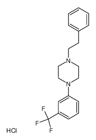 1-(3-(trifluoromethyl)phenyl)-4-(2-phenylethyl)-piperazine hydrochloride_1960-34-5