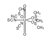 di-oxo-di-thiocyanato-tris(dimethylsulfoxide)uranium(VI)_19600-05-6