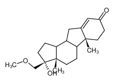 17β-Methoxymethyl-17α-hydroxy-B-norandrost-4-en-3-on_19605-30-2