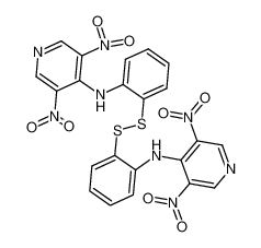 bis-[2-(3,5-dinitro-pyridin-4-ylamino)-phenyl]-disulfane_19606-65-6