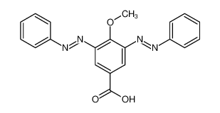3.5-Bis-phenylazo-4-methoxy-benzoesaeure_19607-84-2