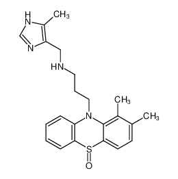 10H-Phenothiazine-10-propanamine,1,2-dimethyl-N-[(5-methyl-1H-imidazol-4-yl)methyl]-, 5-oxide_196095-10-0