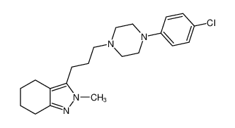 3-(3-(4-(4-chlorophenyl)piperazin-1-yl)propyl)-2-methyl-4,5,6,7-tetrahydro-2H-indazole_196100-29-5